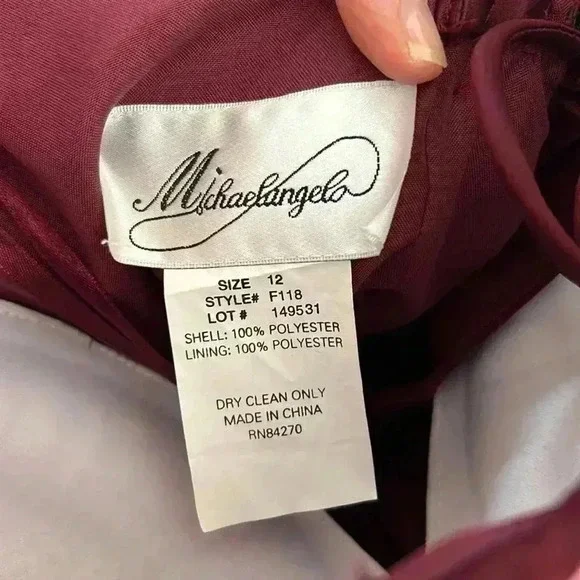 EUC Victorian Shakespeare Formal Corset Dress Floral Beaded Tulle Maxi Burgundy - Picture 8 of 13